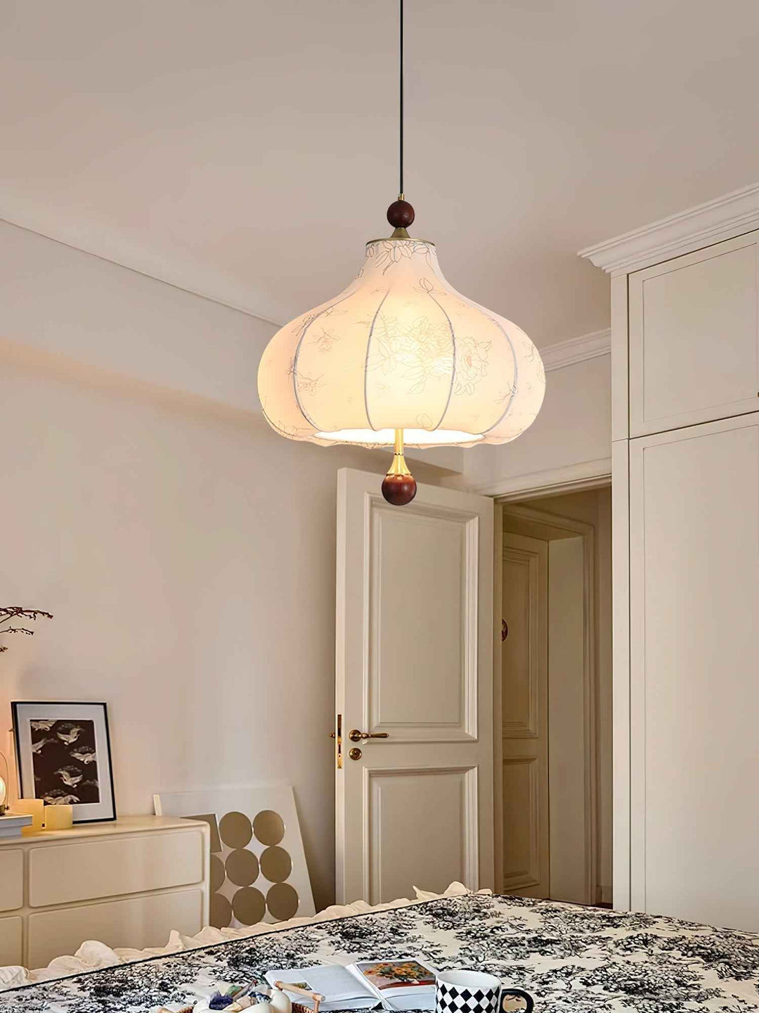 Petal Suspension Vintage en Bois - Neutralighting