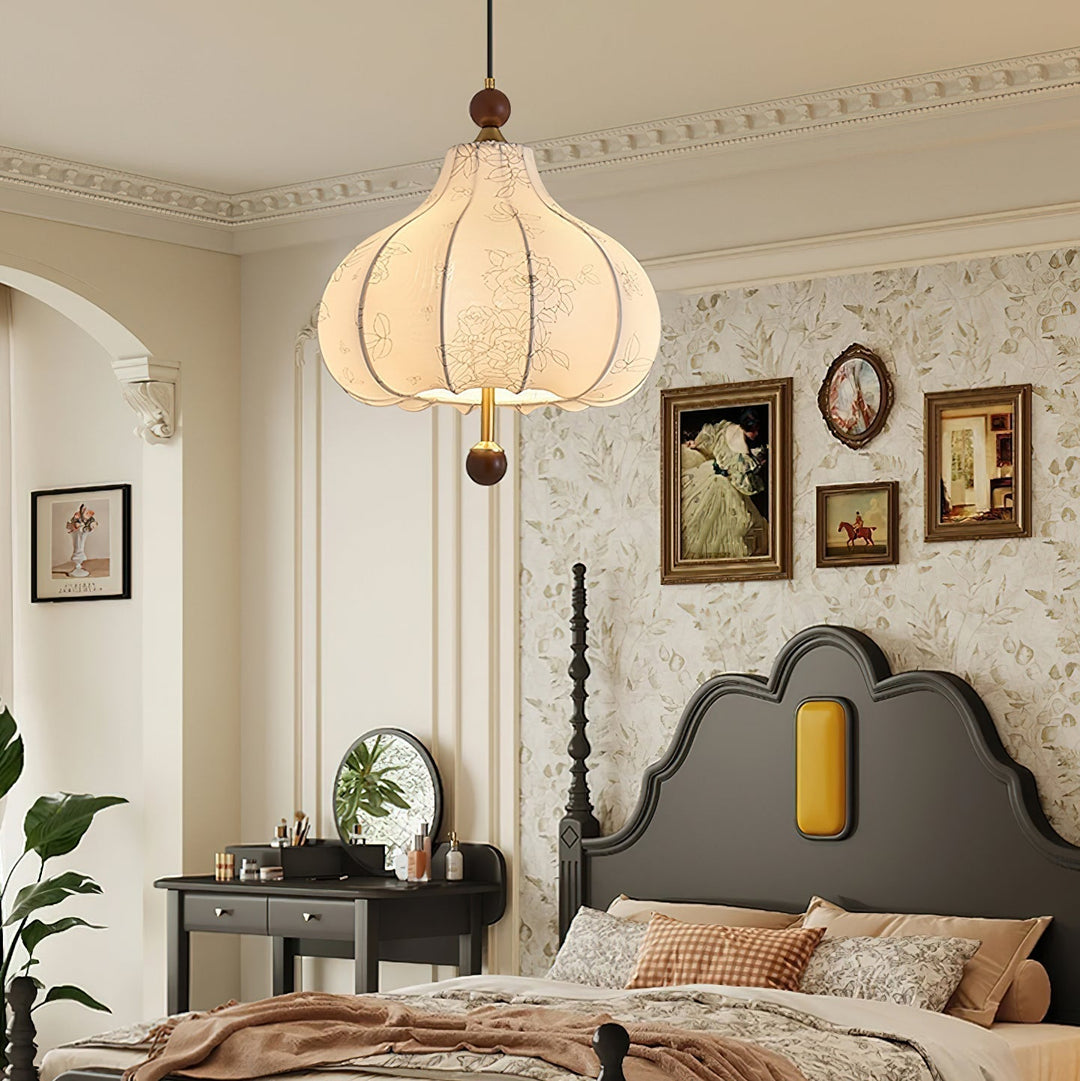 Petal Suspension Vintage en Bois - Neutralighting