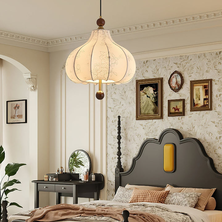 Petal Suspension Vintage en Bois - Neutralighting