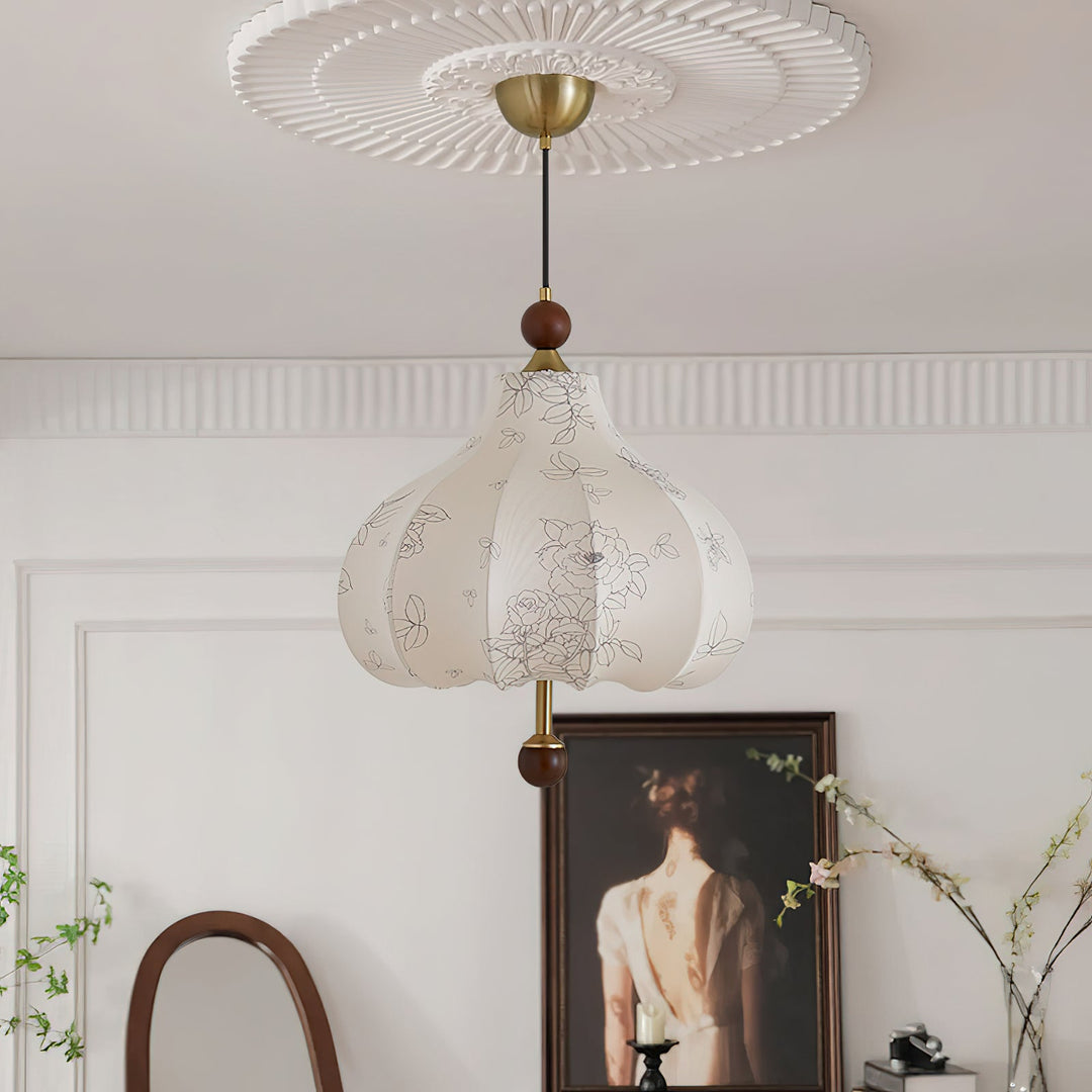 Petal Suspension Vintage en Bois - Neutralighting