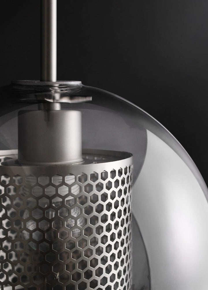 Lustra Suspension en Verre Chiswick pour Salon - Neutralighting