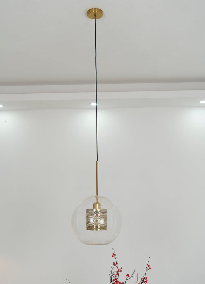 Lustra Suspension en Verre Chiswick pour Salon - Neutralighting