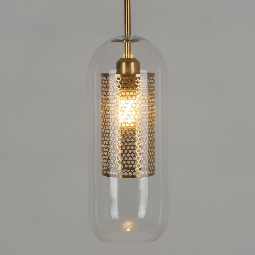 Lustra Suspension en Verre Chiswick pour Salon - Neutralighting