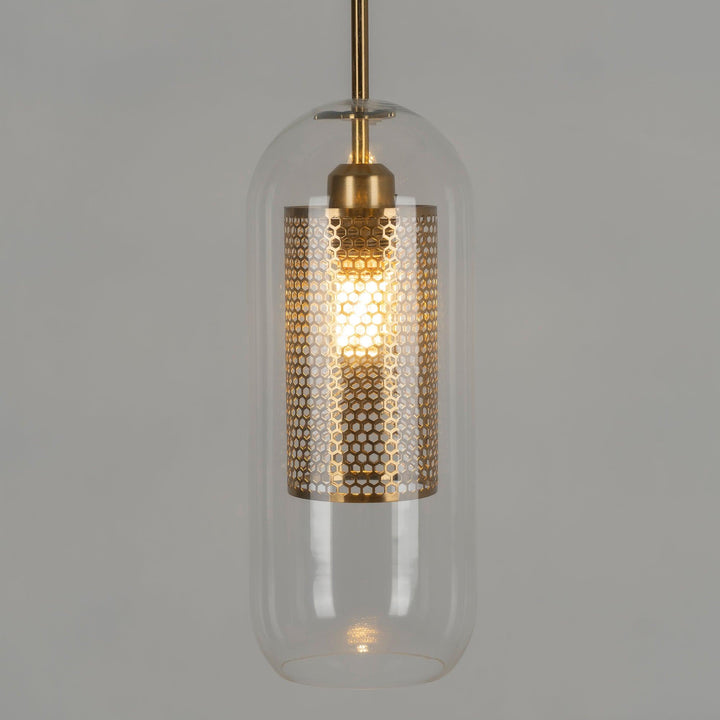 Lustra Suspension en Verre Chiswick pour Salon - Neutralighting