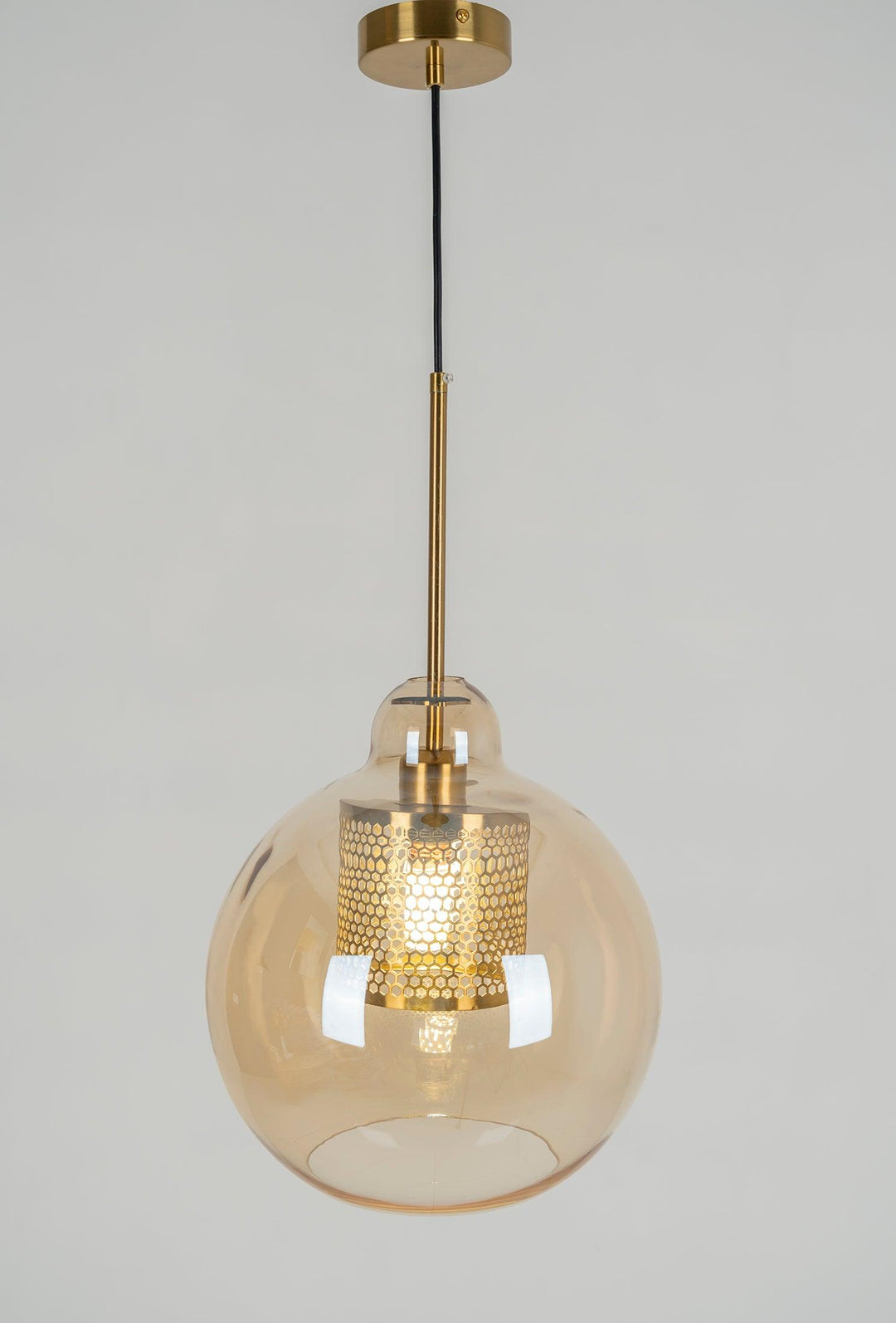 Lustra Suspension en Verre Chiswick pour Salon - Neutralighting