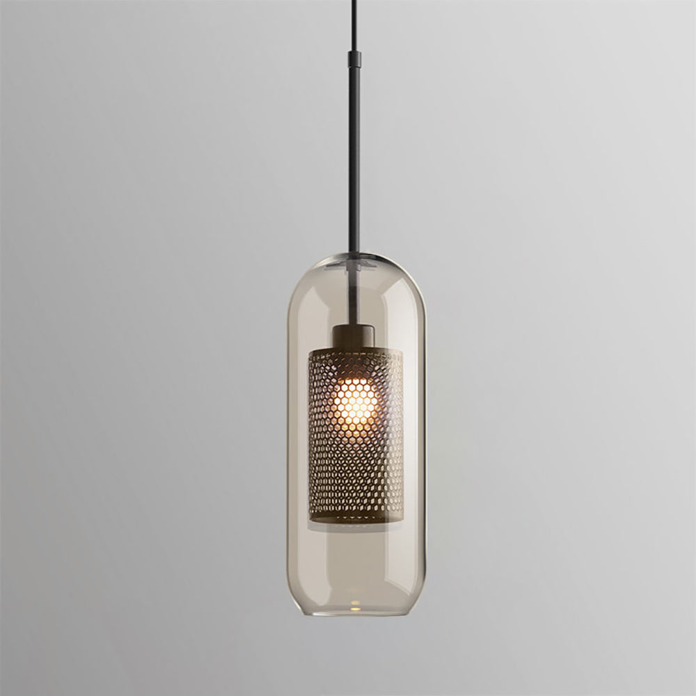 Lustra Suspension en Verre Chiswick pour Salon - Neutralighting