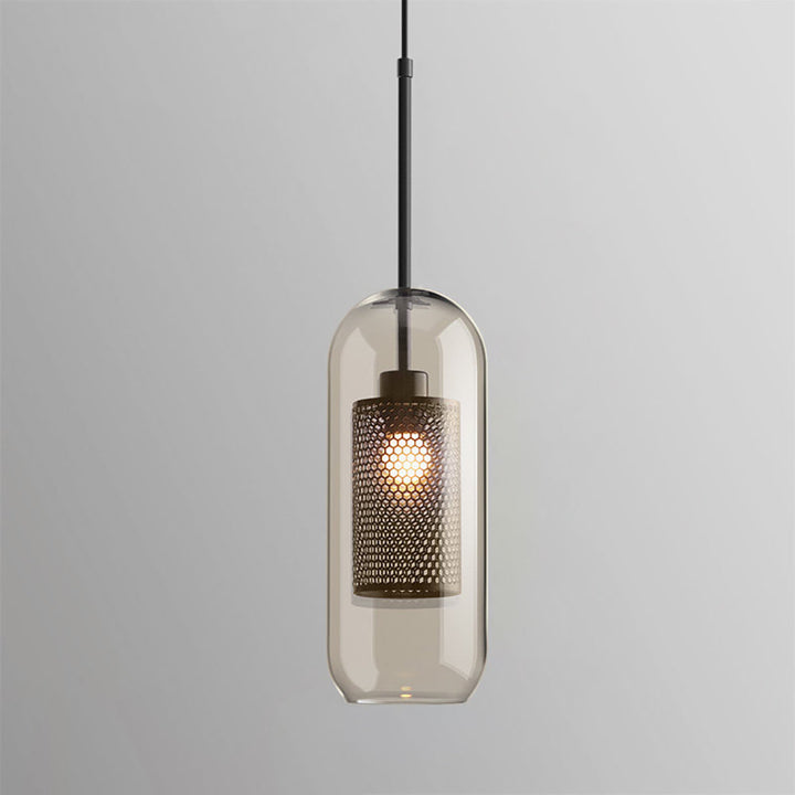 Lustra Suspension en Verre Chiswick pour Salon - Neutralighting
