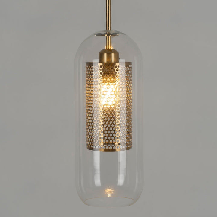 Lustra Suspension en Verre Chiswick pour Salon - Neutralighting