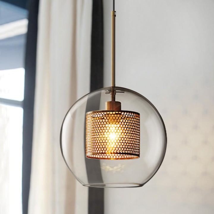 Lustra Suspension en Verre Chiswick pour Salon - Neutralighting