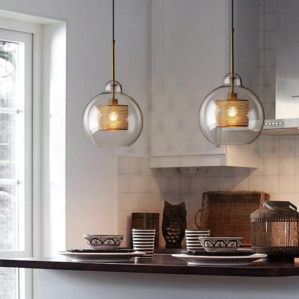 Lustra Suspension en Verre Chiswick pour Salon - Neutralighting