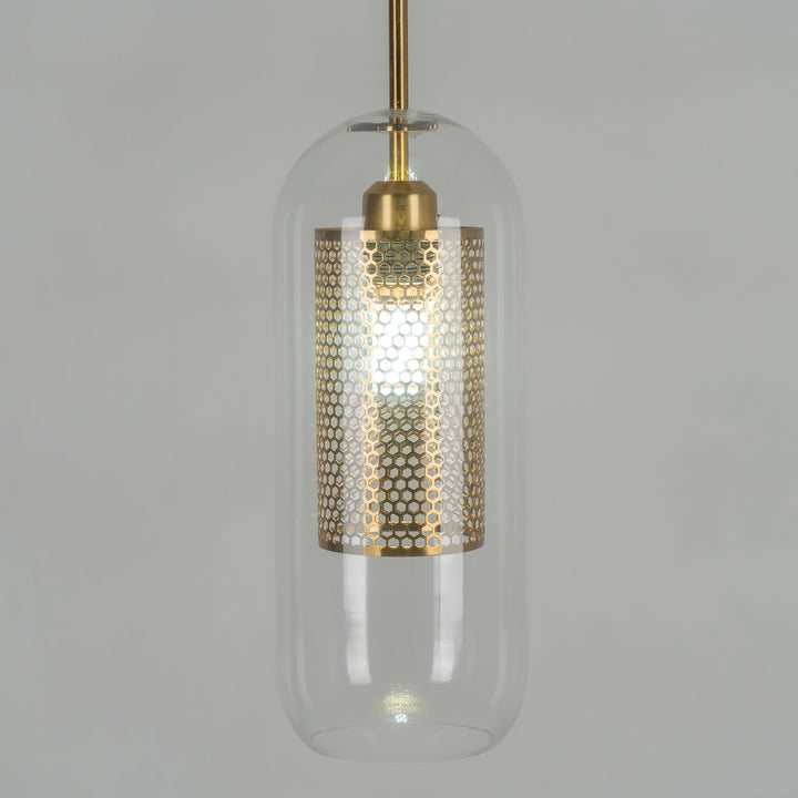 Lustra Suspension en Verre Chiswick pour Salon - Neutralighting