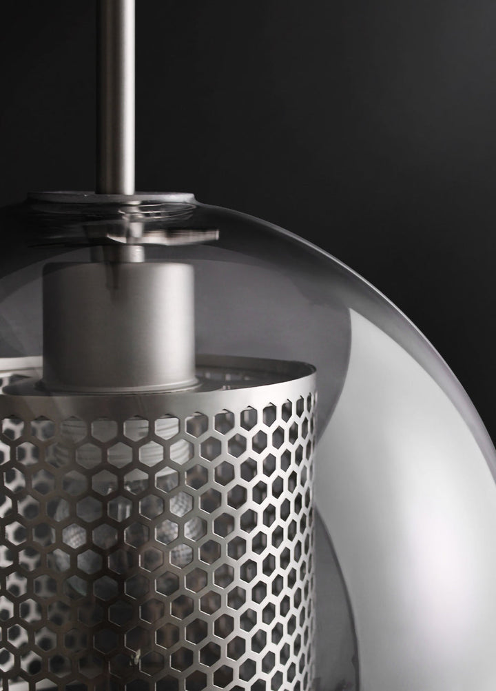 Lustra Suspension en Verre Chiswick pour Salon - Neutralighting