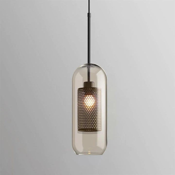 Lustra Suspension en Verre Chiswick pour Salon - Neutralighting