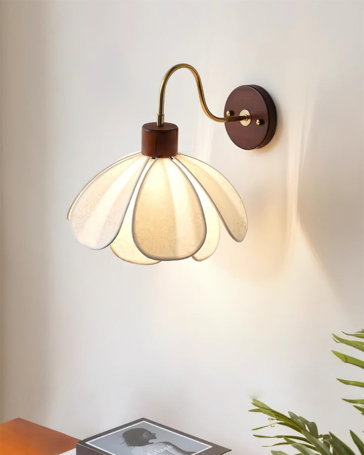 Florayne Applique Murale Florale Vintage en Verre - Neutralighting