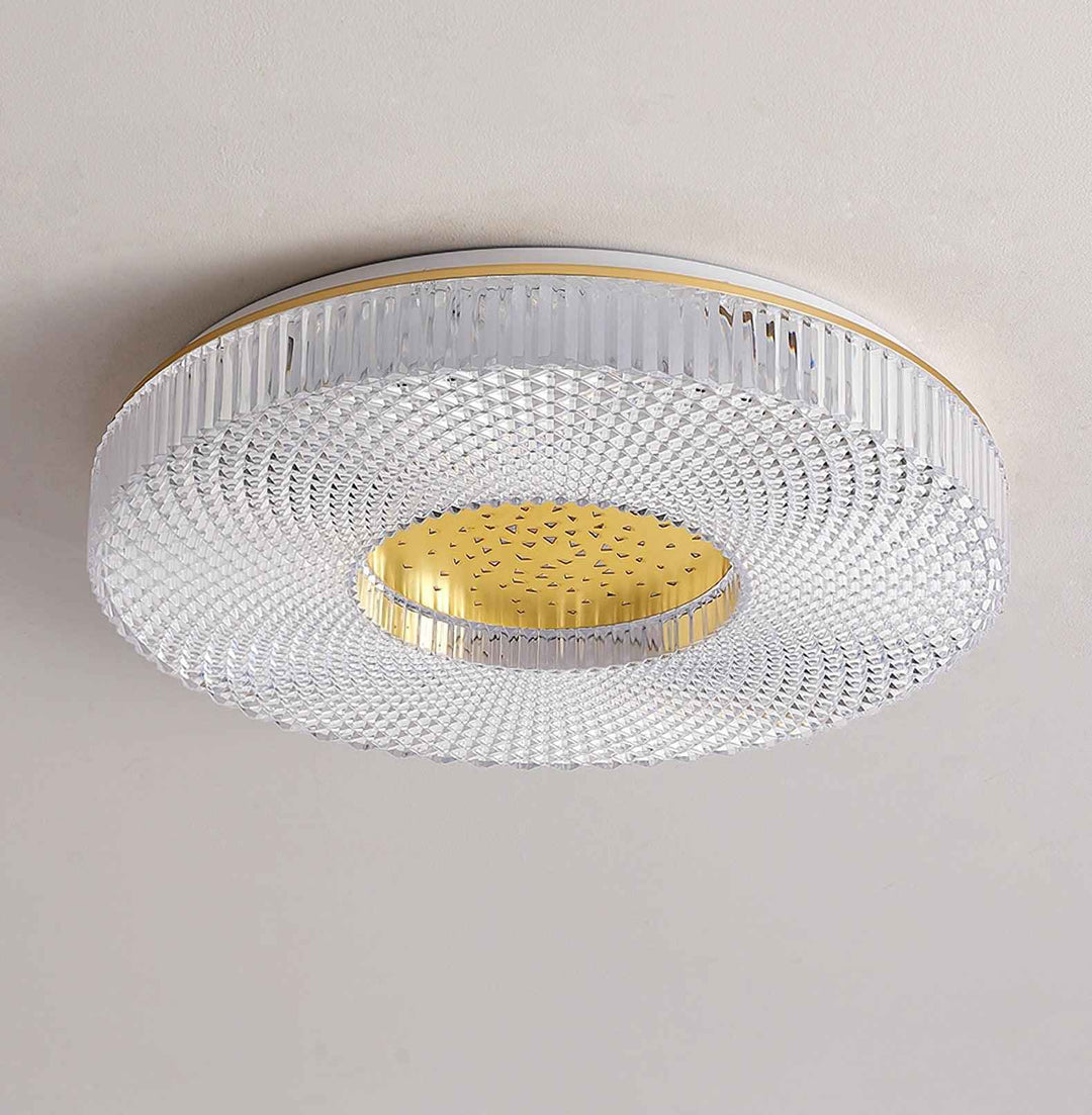 Lustra Acrylique 40cm Blanc LED