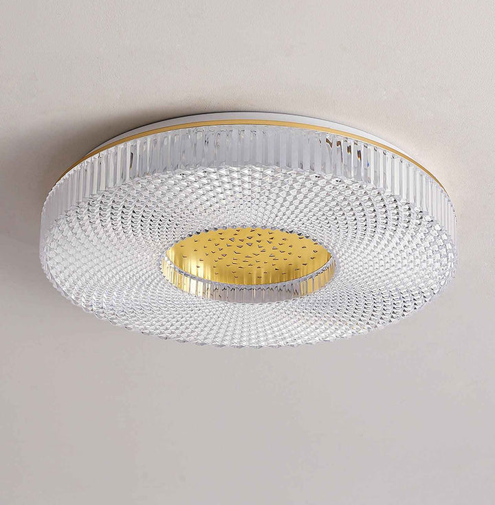 Lustra Acrylique 40cm Blanc LED