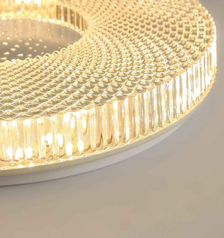 Lustra Acrylique 40cm Blanc LED