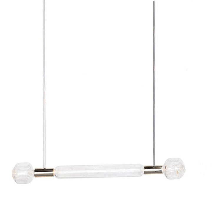 Solara Lampe à suspension en cristal cylindrique Cipher contemporaine - Neutralighting