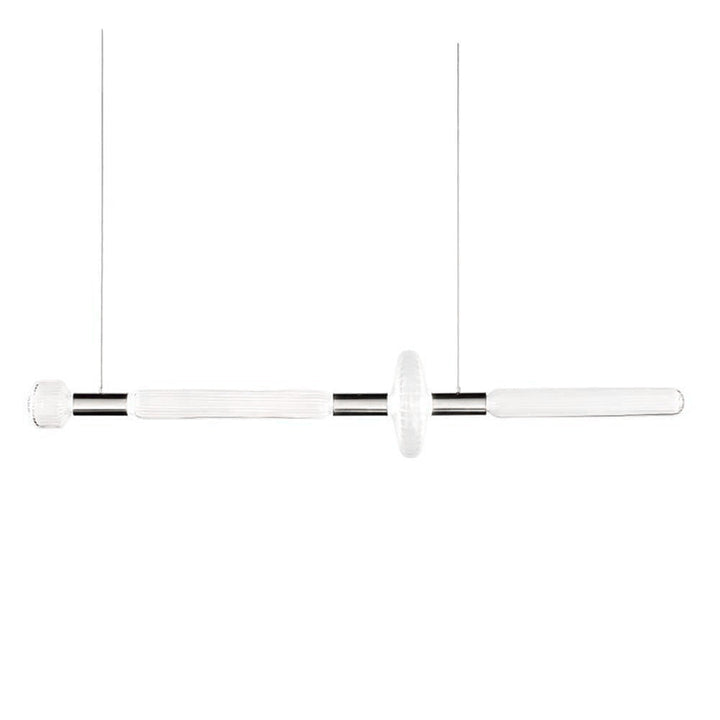 Solara Lampe à suspension en cristal cylindrique Cipher contemporaine - Neutralighting