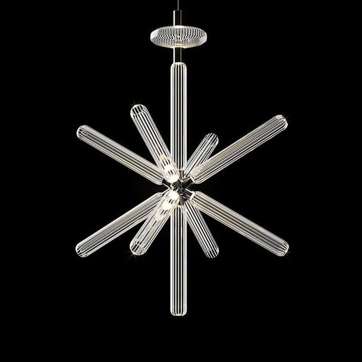 Solara Lampe à suspension en cristal cylindrique Cipher contemporaine - Neutralighting