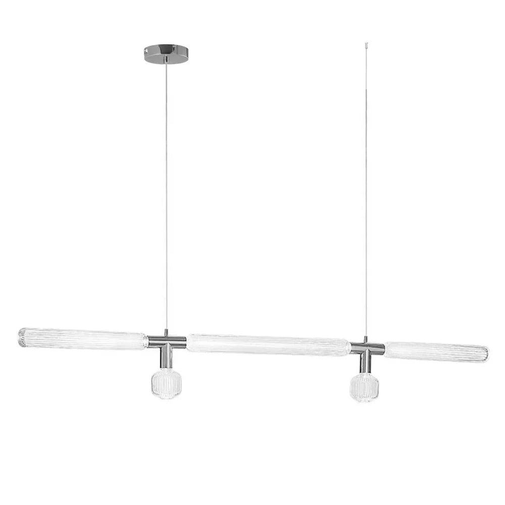 Solara Lampe à suspension en cristal cylindrique Cipher contemporaine - Neutralighting