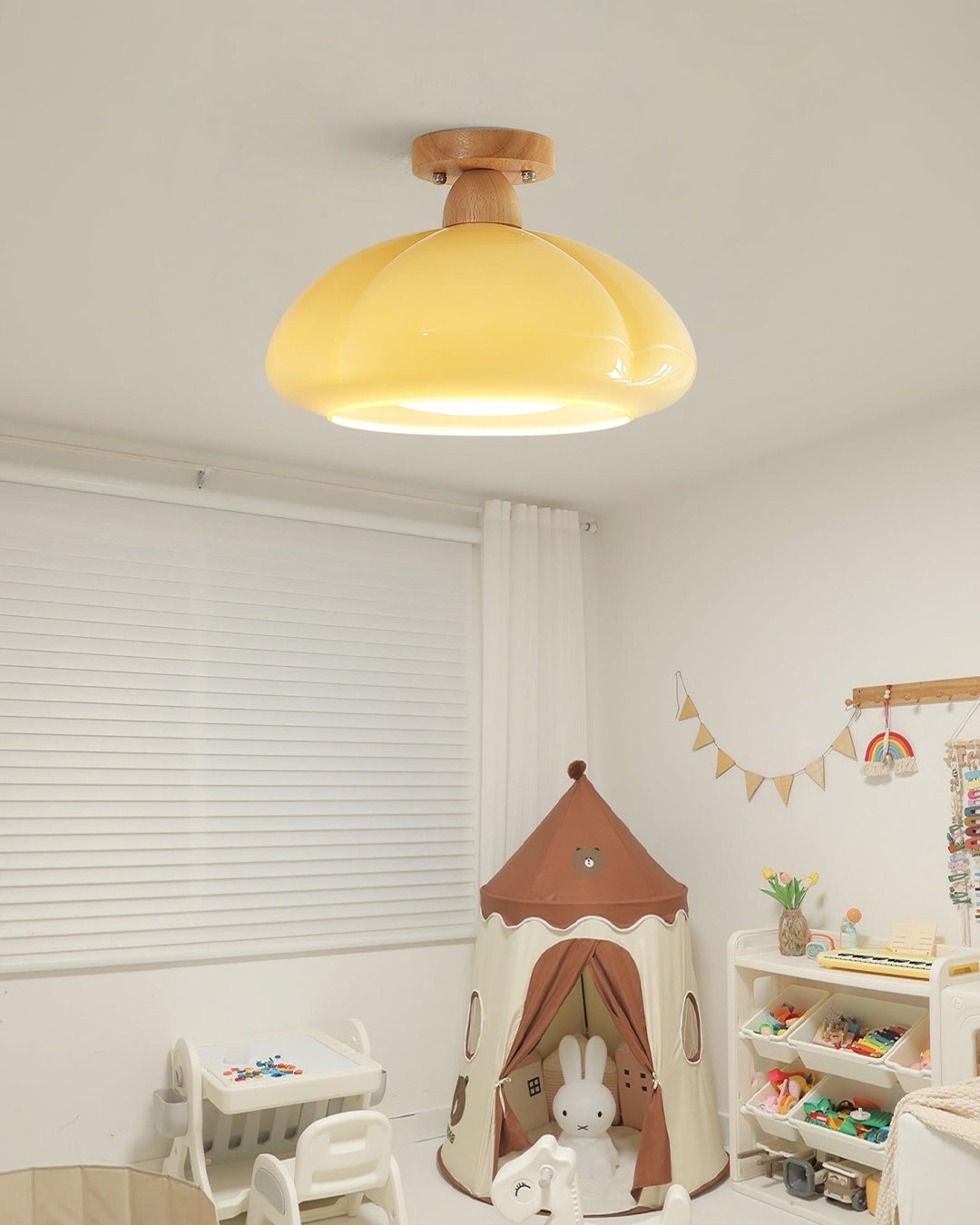 Ambrina Plafonnier Semi-Encastré Verre Ambre - Neutralighting