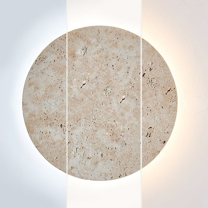 Aurzoren Applique Murale Minimaliste en Travertin - Neutralighting
