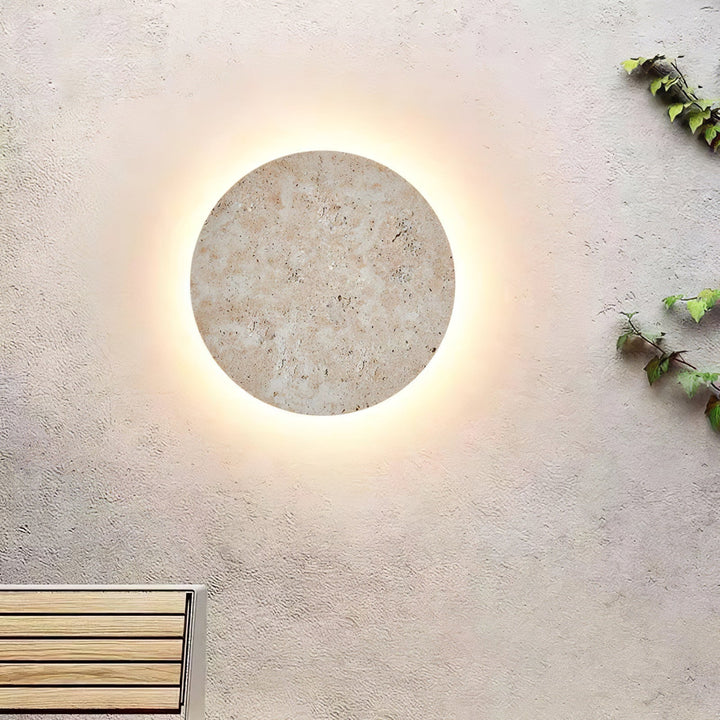 Aurzoren Applique Murale Minimaliste en Travertin - Neutralighting