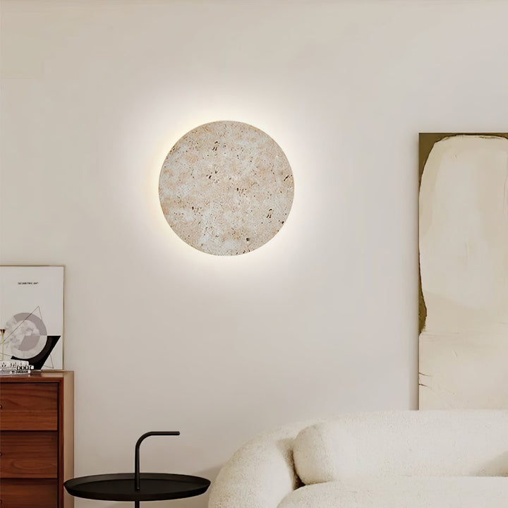 Aurzoren Applique Murale Minimaliste en Travertin - Neutralighting