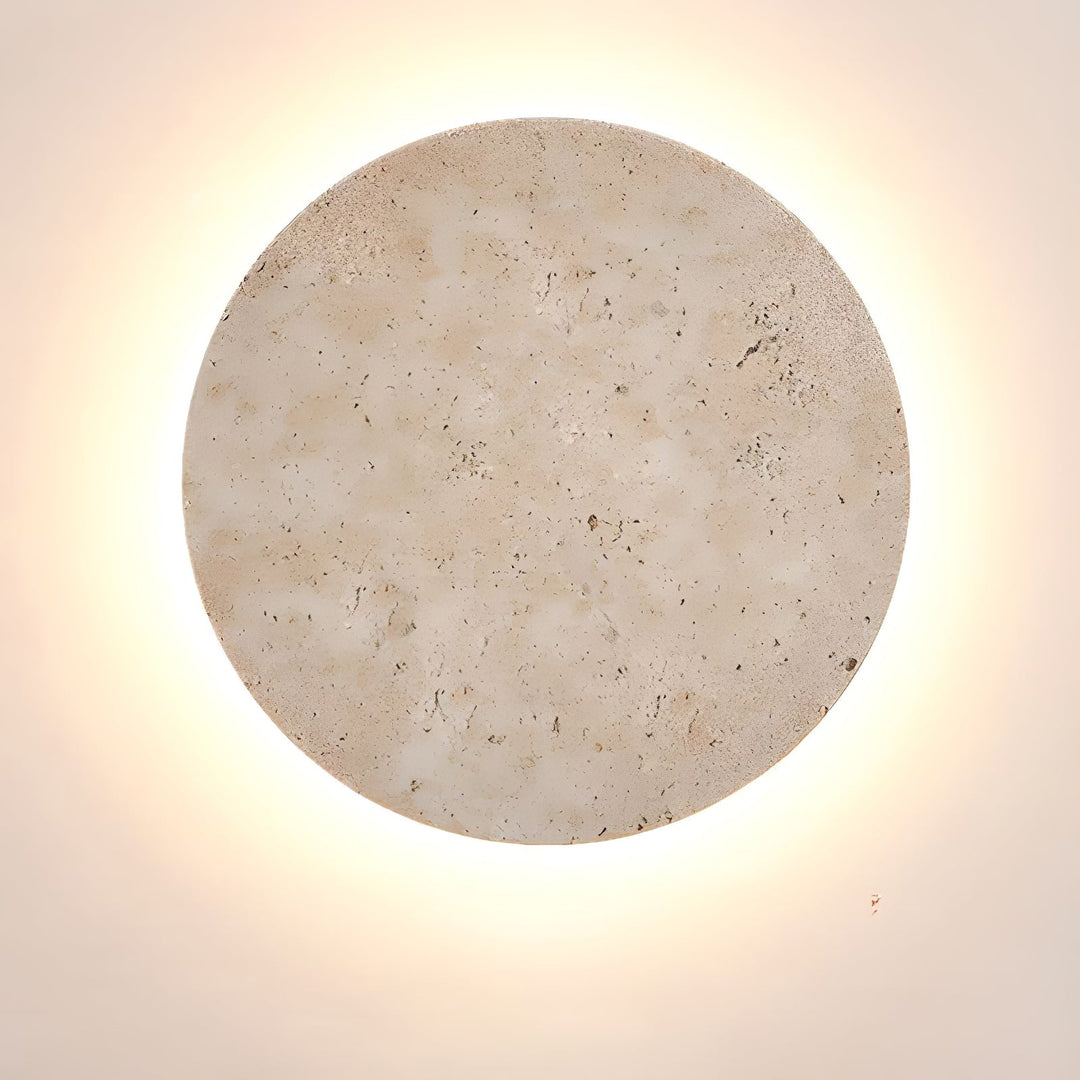 Aurzoren Applique Murale Minimaliste en Travertin - Neutralighting