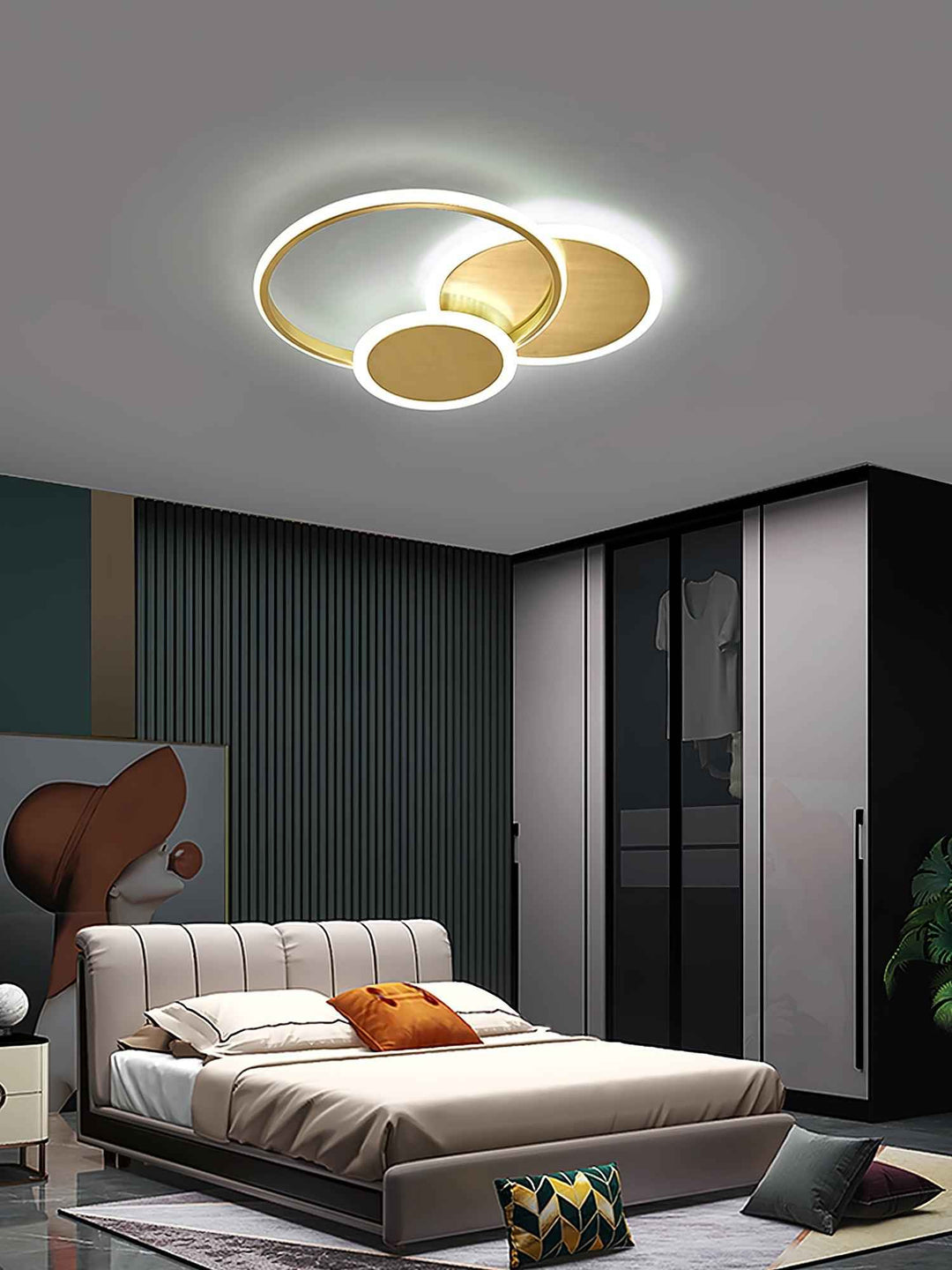 Veraee Acrylique 42cm Blanc LED 76W