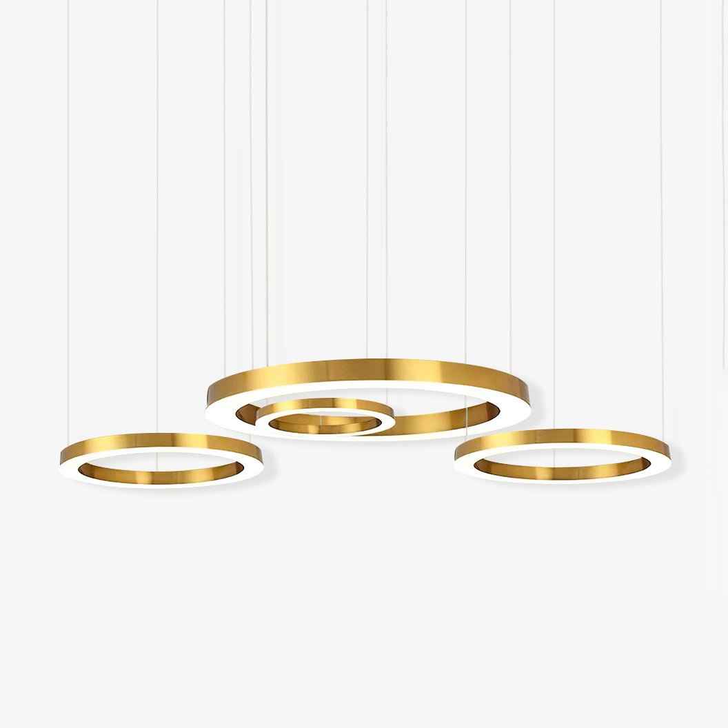 Lustra Lampe Pendante Dorée Moderne - Neutralighting
