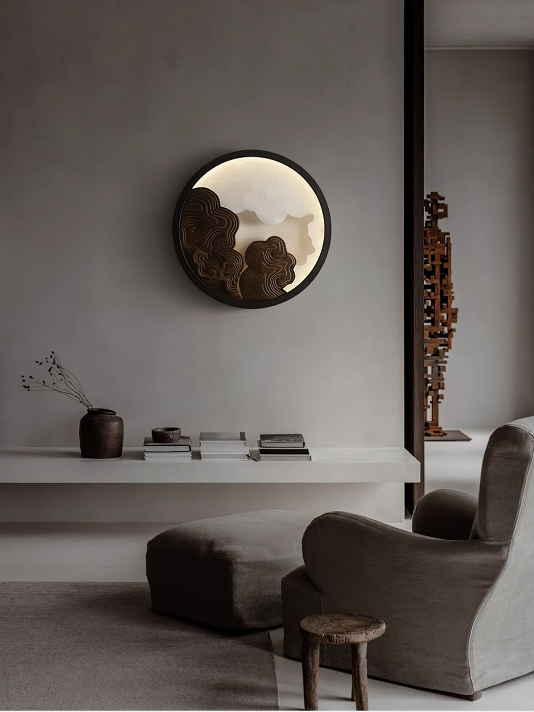 Grayson Applique Murale en Bois Moderne - Neutralighting