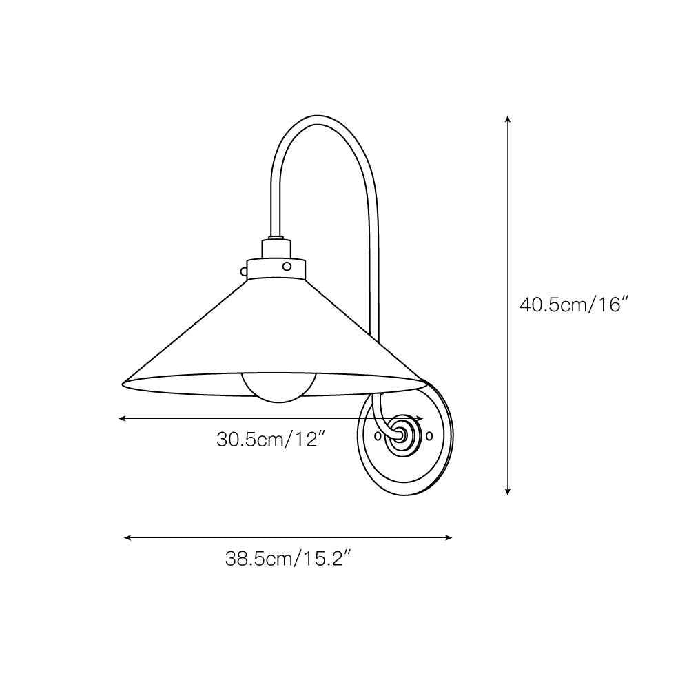 Lampe Drape en Laiton – Design Contemporain