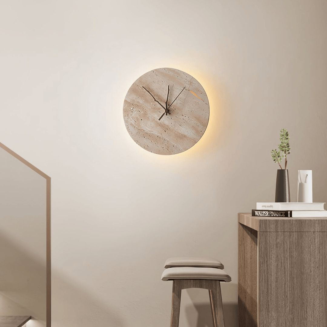 Volira Applique Murale Minimaliste Travertin - Neutralighting