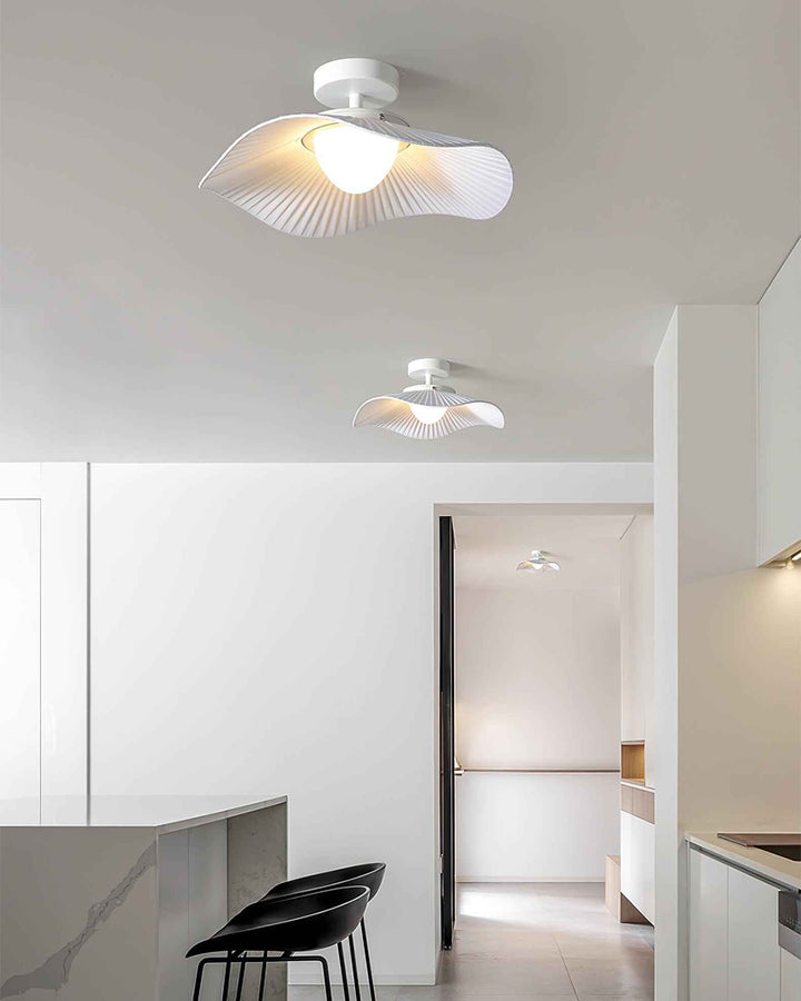 Lustra Métal 43cm Blanc LED 10W