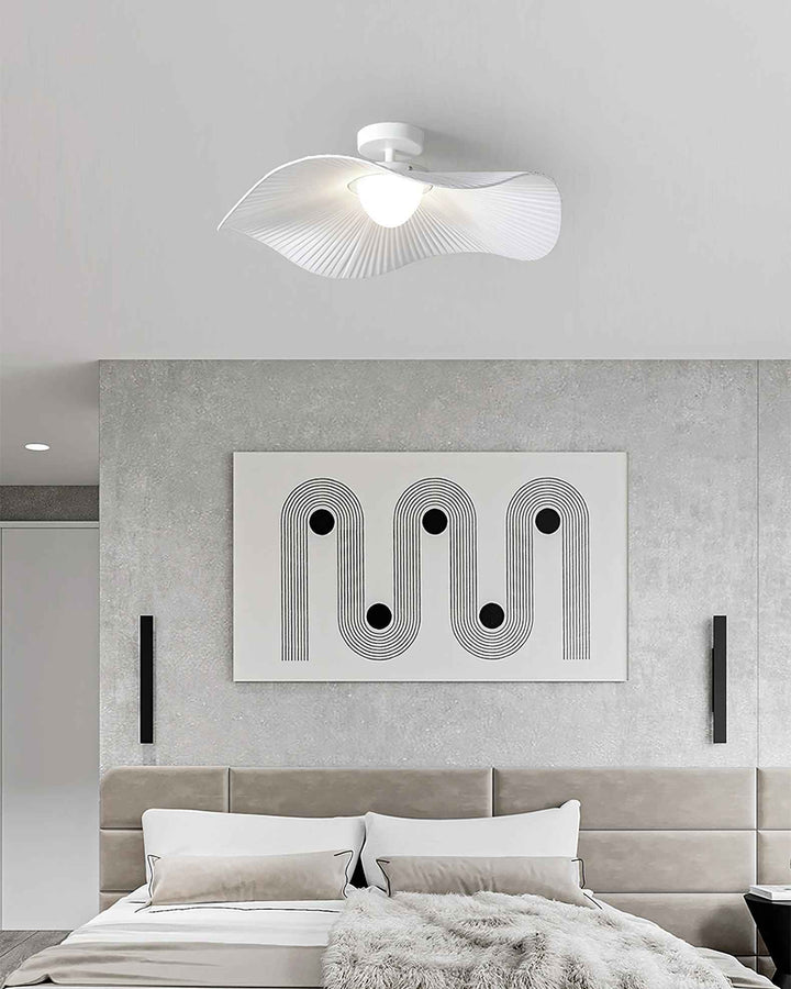 Lustra Métal 43cm Blanc LED 10W
