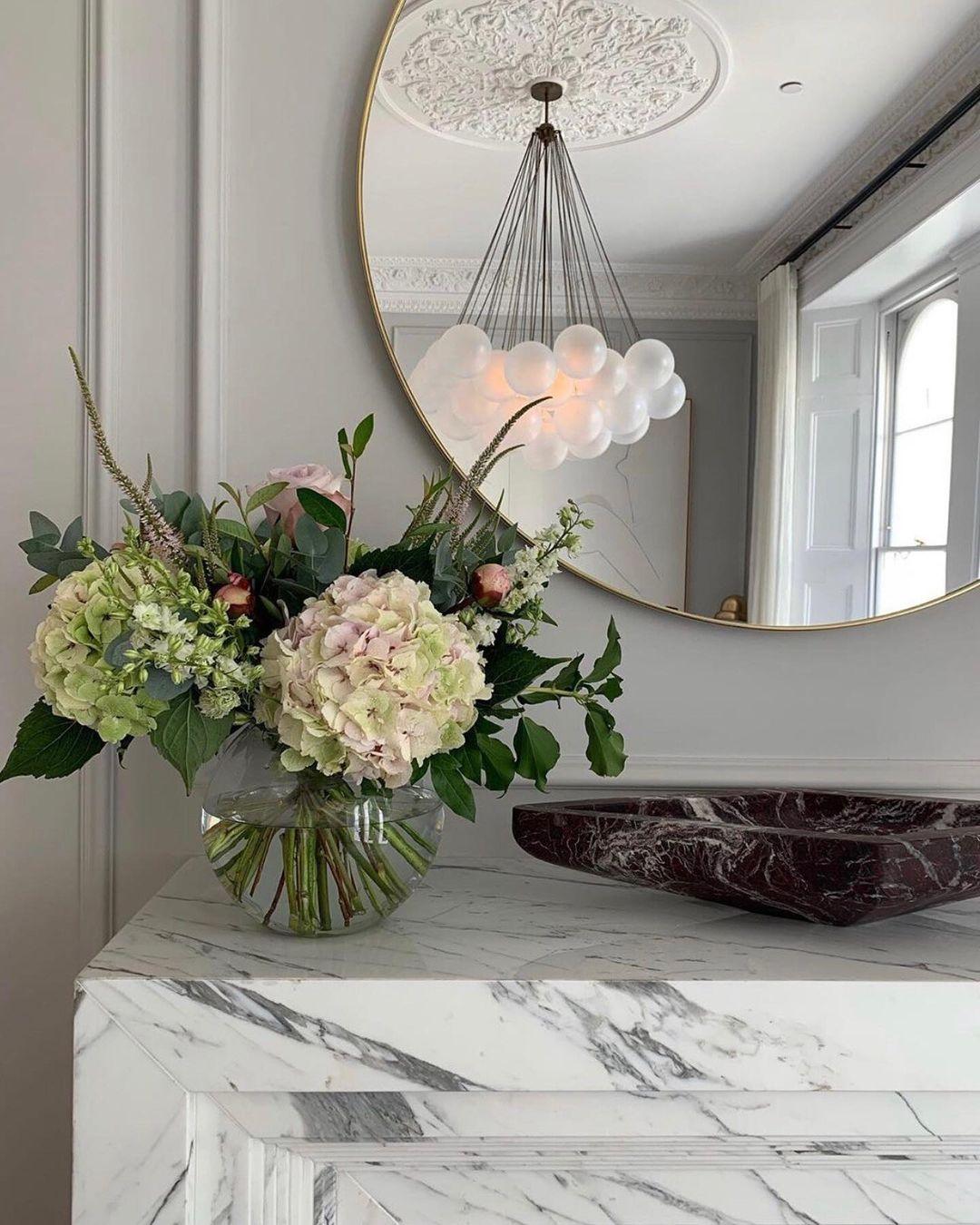 Lustra Chandelier Bulles en Verre Satiné - Neutralighting
