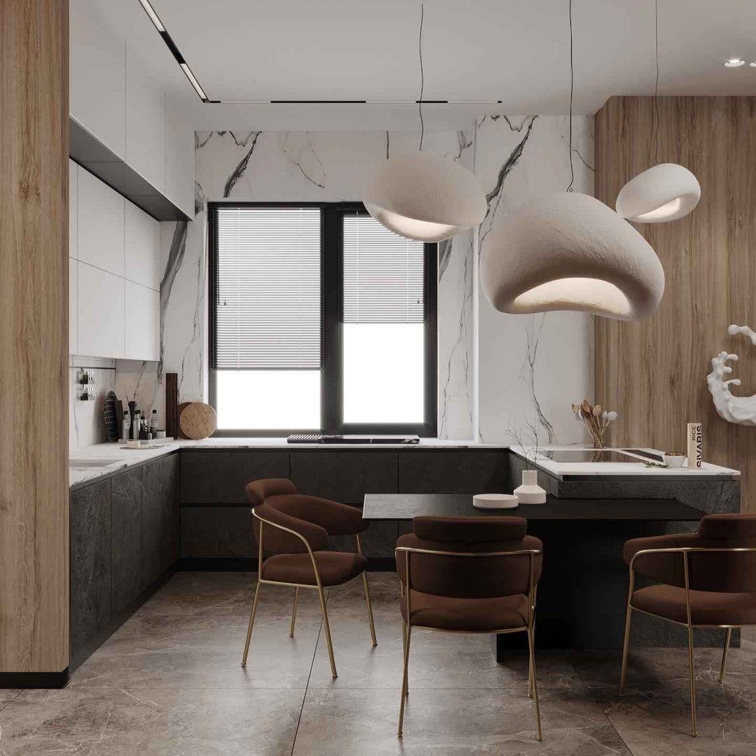 Lustra Lampe Pendante Nuage Swag Wabi-Sabi - Neutralighting