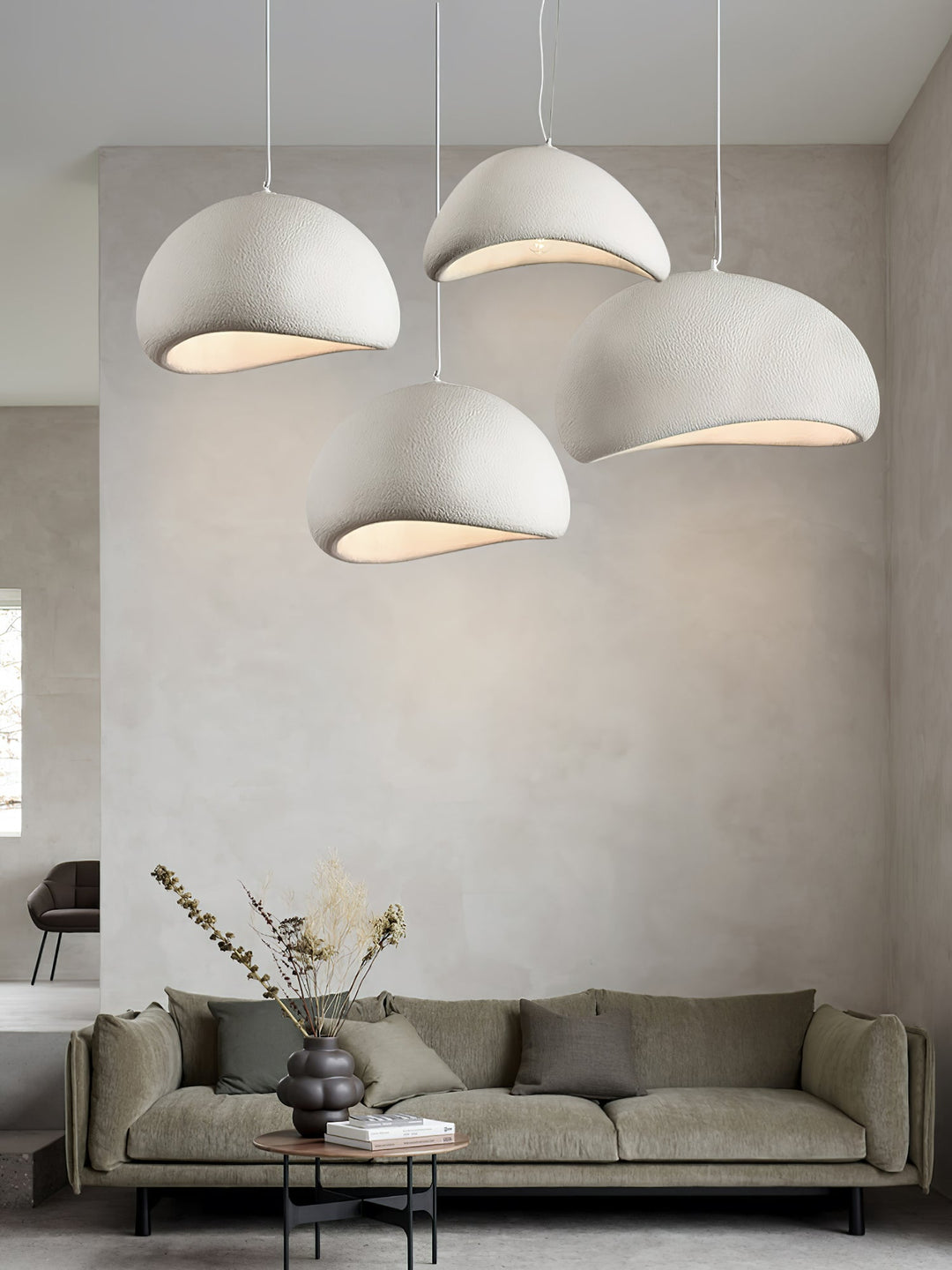 Lustra Lampe Pendante Nuage Swag Wabi-Sabi - Neutralighting