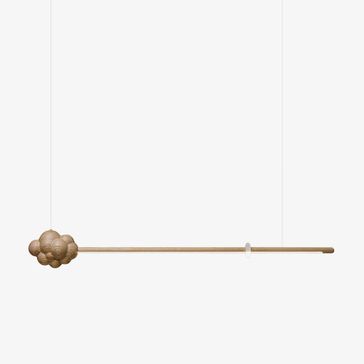 Lustra Suspension Minérale Nuage Bois Minimaliste - Neutralighting