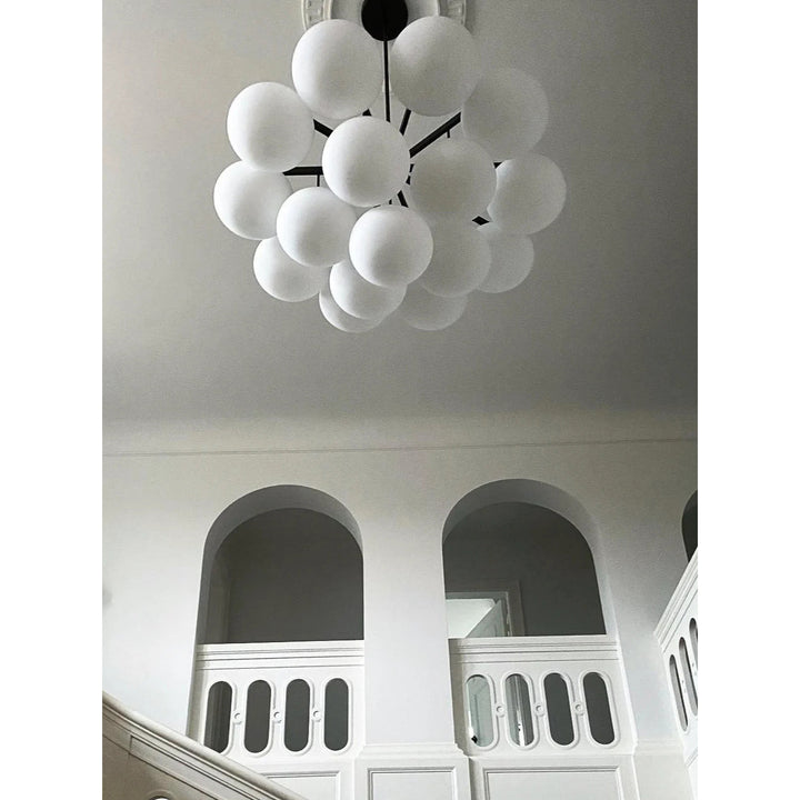 Edge Chandelier Métal Laiton Verre Élégance Premium - Neutralighting