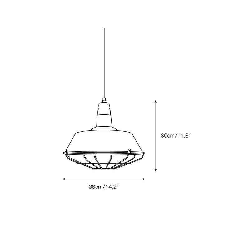 Cobal Lampe Pendante Métal Art Vintage Coloré - Neutralighting