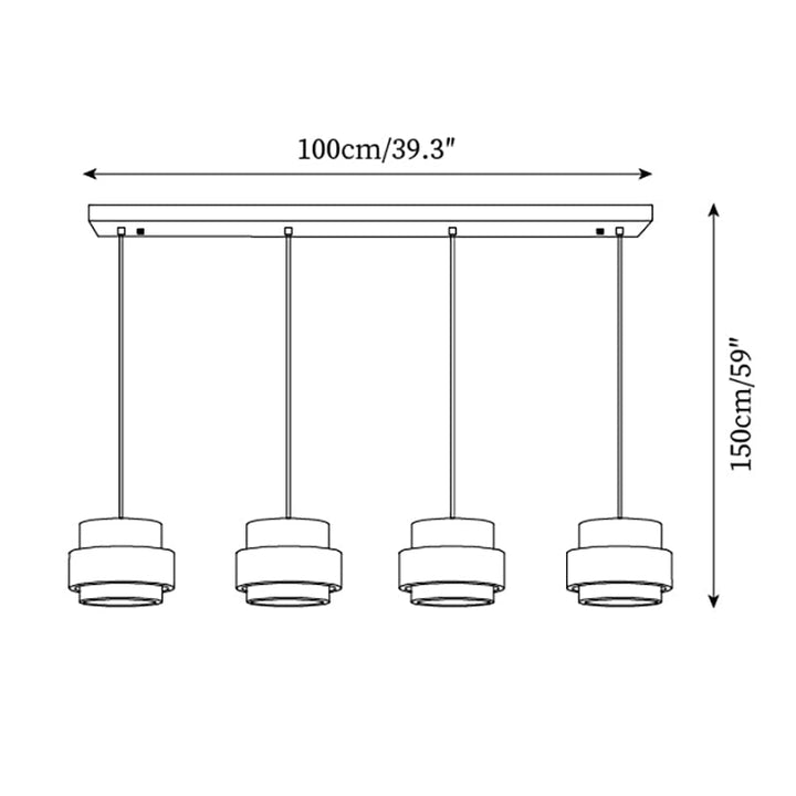 Perra Suspension Travertin - Neutralighting