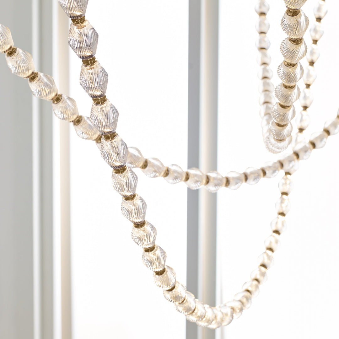 Karma Chandelier Métal Verre Minimaliste Moderne - Neutralighting