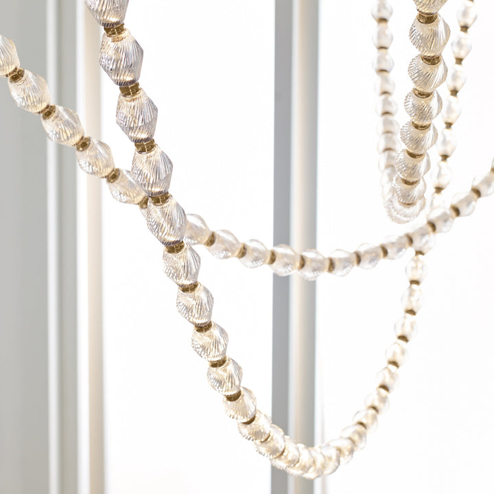 Karma Chandelier Métal Verre Minimaliste Moderne - Neutralighting