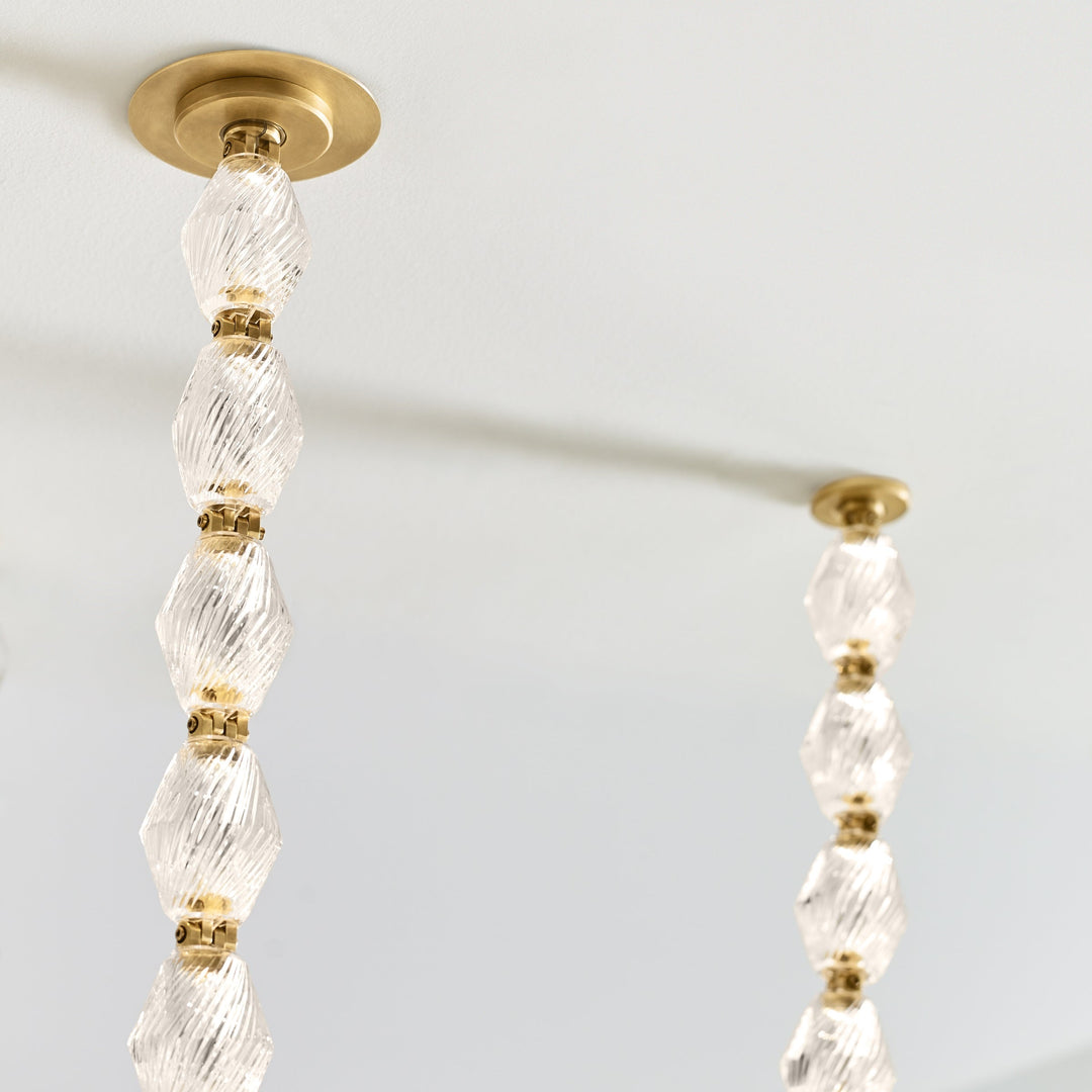 Karma Chandelier Métal Verre Minimaliste Moderne - Neutralighting