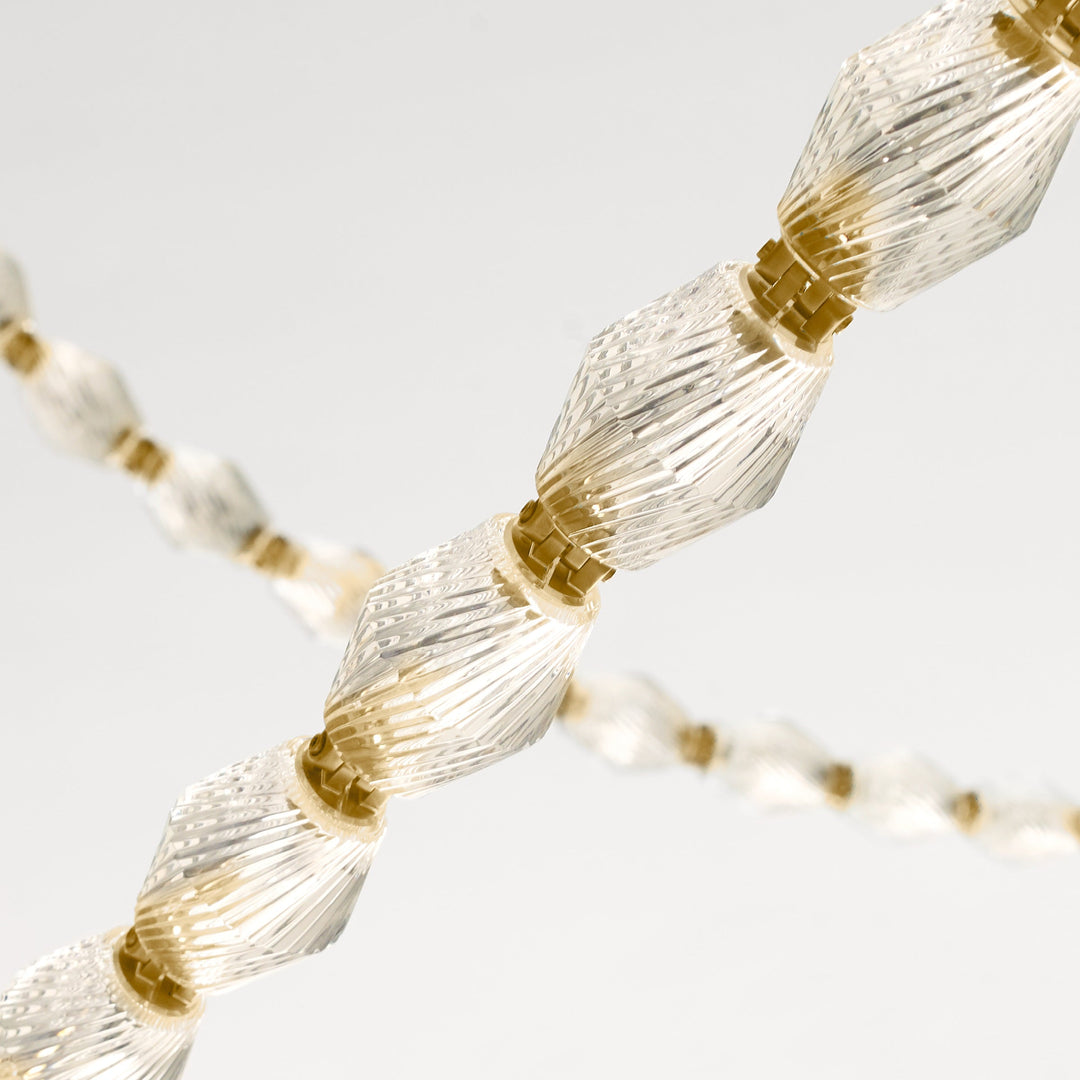Karma Chandelier Métal Verre Minimaliste Moderne - Neutralighting