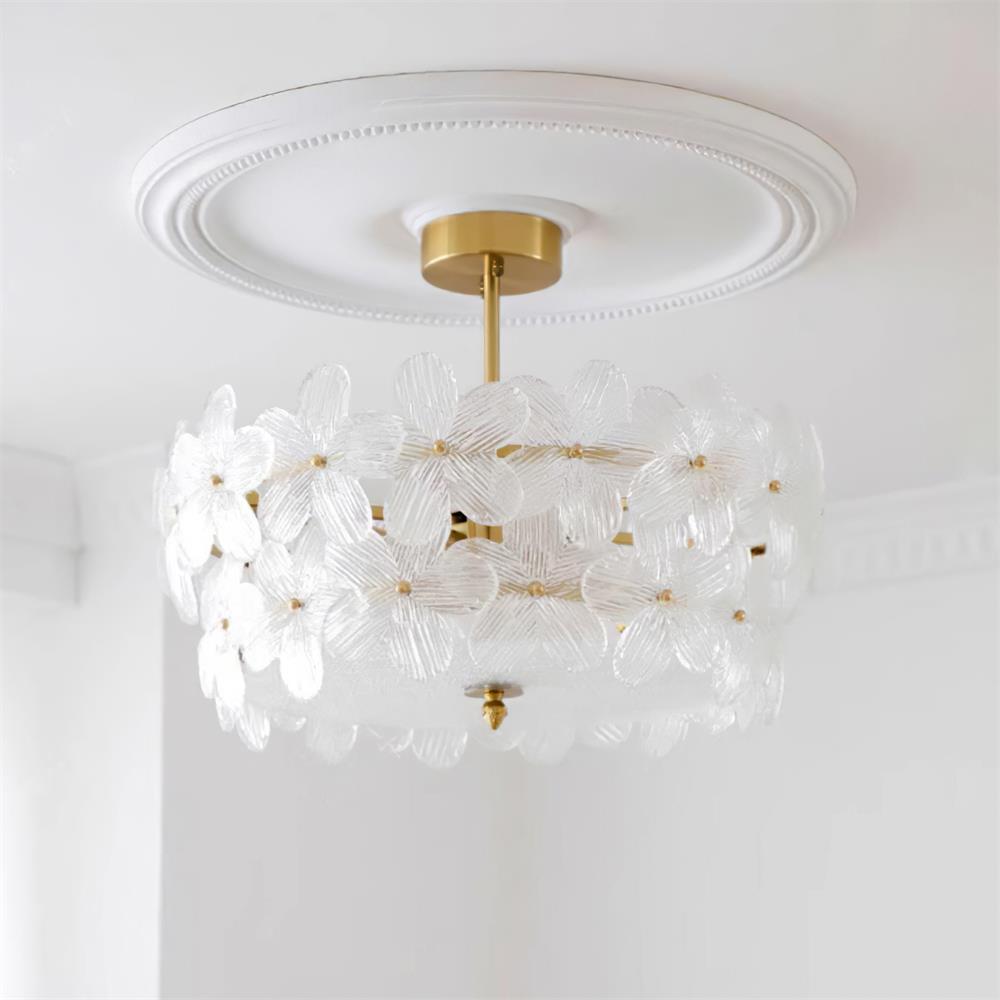 Fionel Plafonnier Semi-Encastré en Verre - Neutralighting