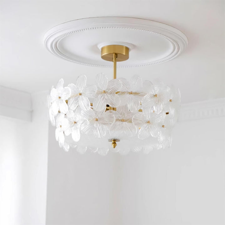 Fionel Plafonnier Semi-Encastré en Verre - Neutralighting